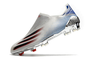 Campo X Ghosted FG White/Blue/Red Football Boots