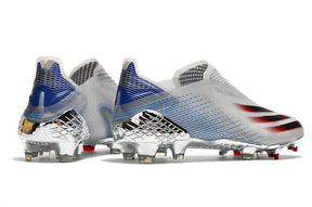 Campo X Ghosted FG White/Blue/Red Football Boots